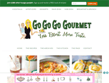 Tablet Screenshot of gogogogourmet.com